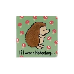 Jellycat If I Were A Hedgehog Book - Green