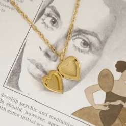 Kindred Objects- Vintage Mini Heart Necklace