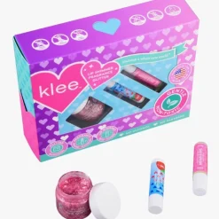 Klee Naturals Bioglitter, Fragrance and Lip Shimmer Set- Upside Down