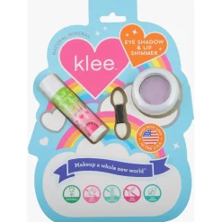 Klee Naturals- Eye Shadow & Lip Shimmer Set- Lilac Sparkles