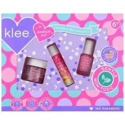 Klee Naturals -Purple Candy Sprinkles - Sugar Pop 3-PC Makeup Kit