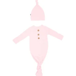 Kyte Baby Knotted Gown with Hat Set