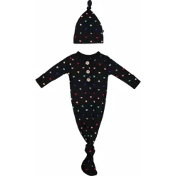 Kyte Baby Knotted Gown with Hat Set