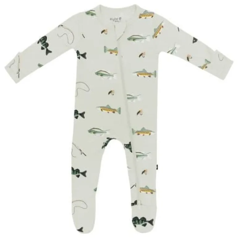 Kyte Baby Zippered Footie Prints