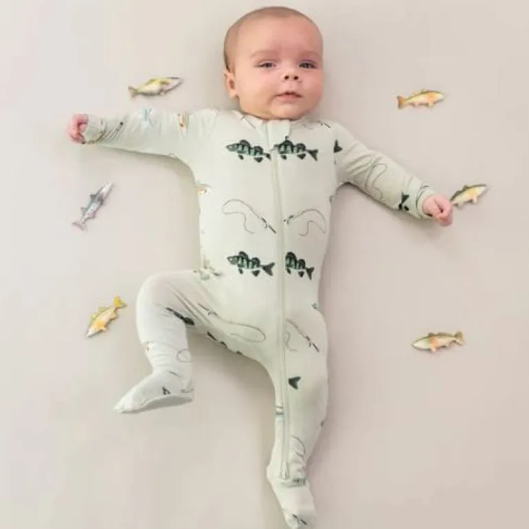 Kyte Baby Zippered Footie Prints