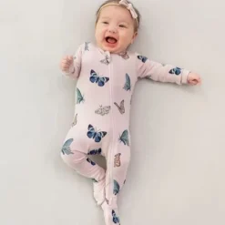 Kyte Baby Zippered Footie Prints