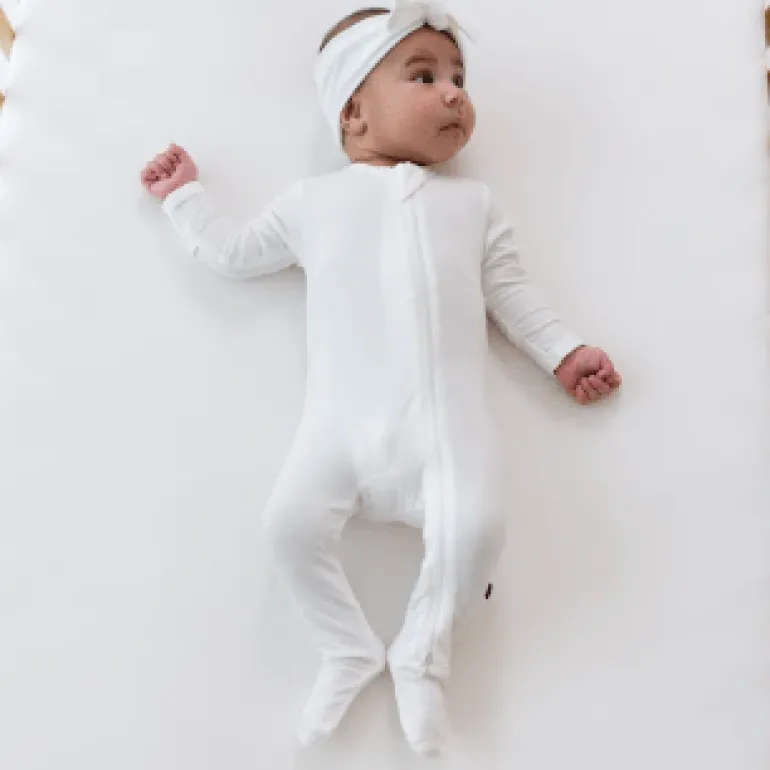 Kyte Baby Zippered Footie Solids