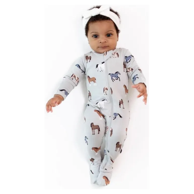 Kyte Baby Zippered Footie Prints