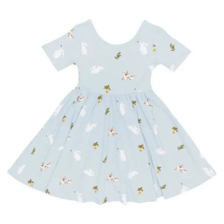 Kyte Twirl Dress Ice Rabbit