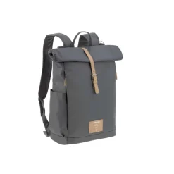 Lassig Rolltop Diaper Backpack- Anthracite