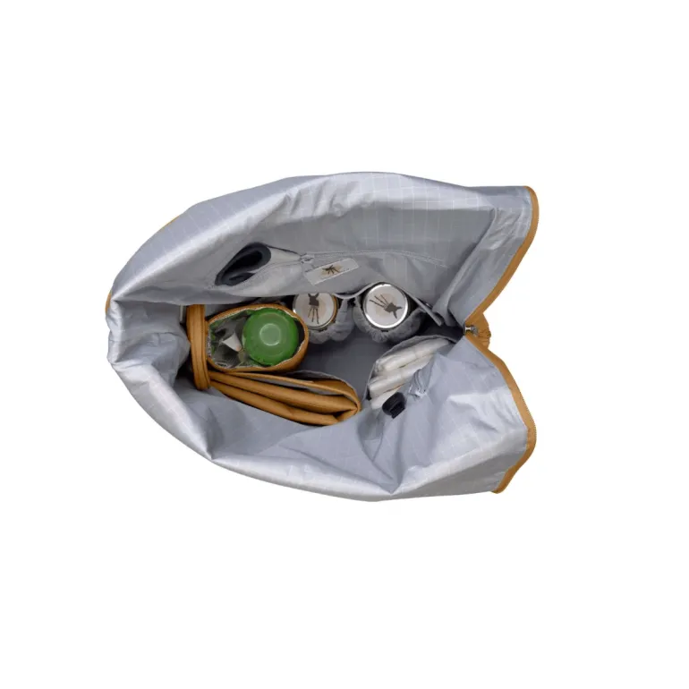 Lassig Rolltop Diaper Backpack- Curry