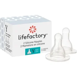 Lifefactory Bottle Nipples - 2 Pack