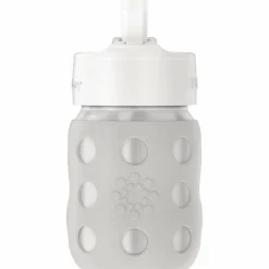 Lifefactory 8oz Stainless Steel Baby Bottle with Pivot Straw Cap