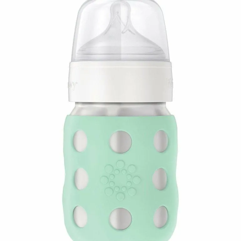 Lifefactory 8oz Stainless Steel Baby Bottle