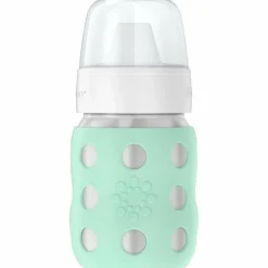 Lifefactory 8oz Stainless Steel Baby Bottle with Hard Sippy Spout