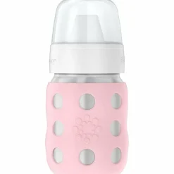Lifefactory 8oz Stainless Steel Baby Bottle with Hard Sippy Spout