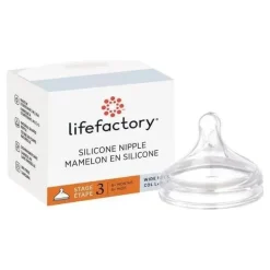 Lifefactory Wide Neck Nipple 1pk, 8oz Bottles