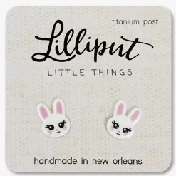 Lilliput Little Things White Bunny Earrings