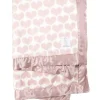 Little Giraffe Luxe Heart Army Blanket