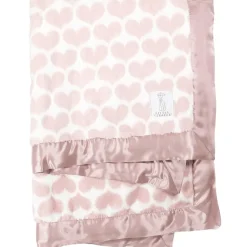 Little Giraffe Luxe Heart Army Blanket