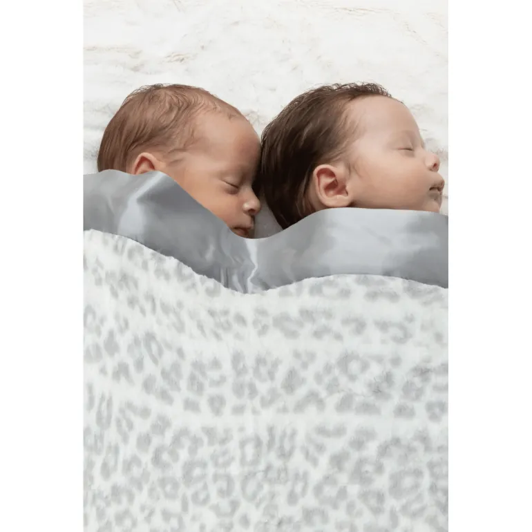 Little Giraffe Luxe Leshiba Receiving Blanket