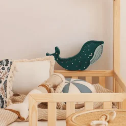 Little Lights Whale Lamp- Galaxy Teal