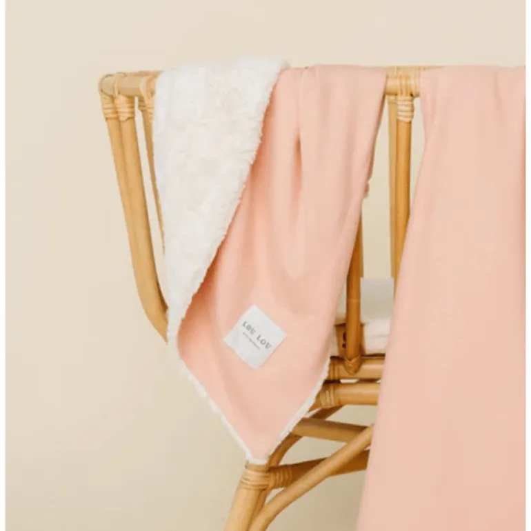 Lou Lou & Company - Cozy Blanket- Ballet Pink