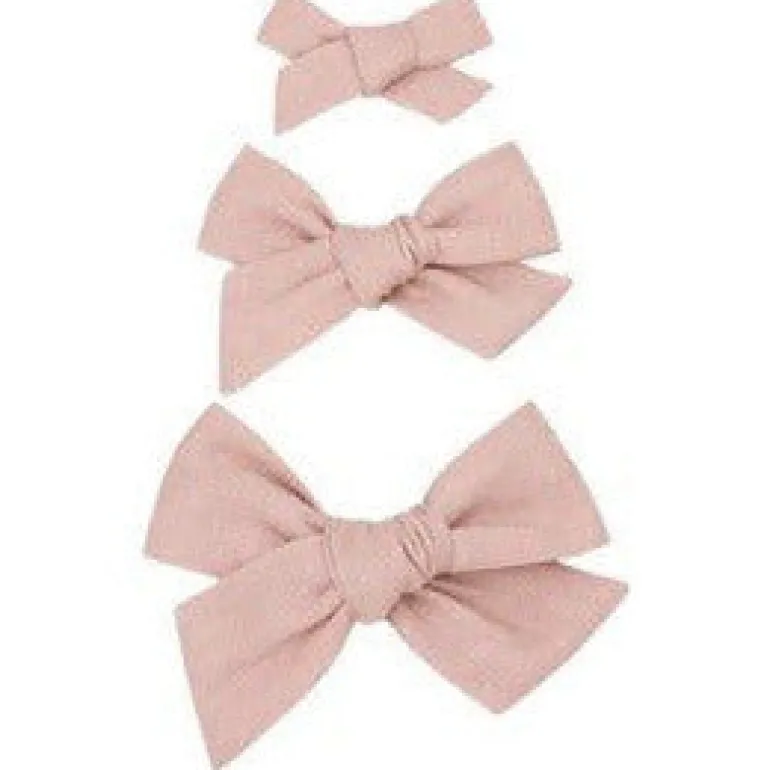 Lou Lou & Company Linen Bow Clip- Single Medium