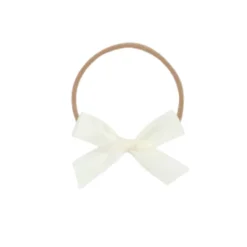 Lou Lou & Company Satin Bow Headband -Small Bow