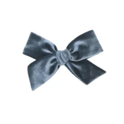 Lou Lou & Company Velvet Bow Clip- Single Large