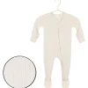 Lou Lou & Company Zippered Footie- Cove Ribbed