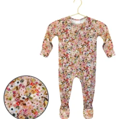 Lou Lou & Company Zippered Footie- Penelope
