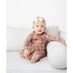Lou Lou & Company Zippered Footie- Penelope