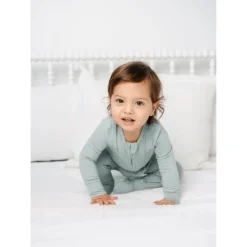 Lou Lou & Company Zippered Footie- Bailey Ribbed