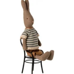 Maileg Rabbit Size 1 -Shirt and Shorts - Brown