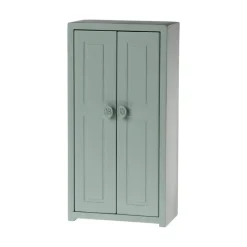 Maileg Wooden Closet, Mouse - Soft blue