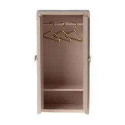 Maileg Wooden Closet, Mouse - Light rose