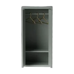 Maileg Wooden Closet, Mouse - Soft blue