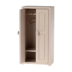 Maileg Wooden Closet, Mouse - Light rose