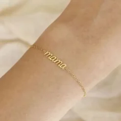 Maive Jewelry- Script Mama Bracelet