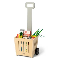 Mamamemo Wooden Shopping Basket