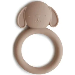 Mushie Dog Teether Ring