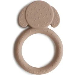 Mushie Dog Teether Ring