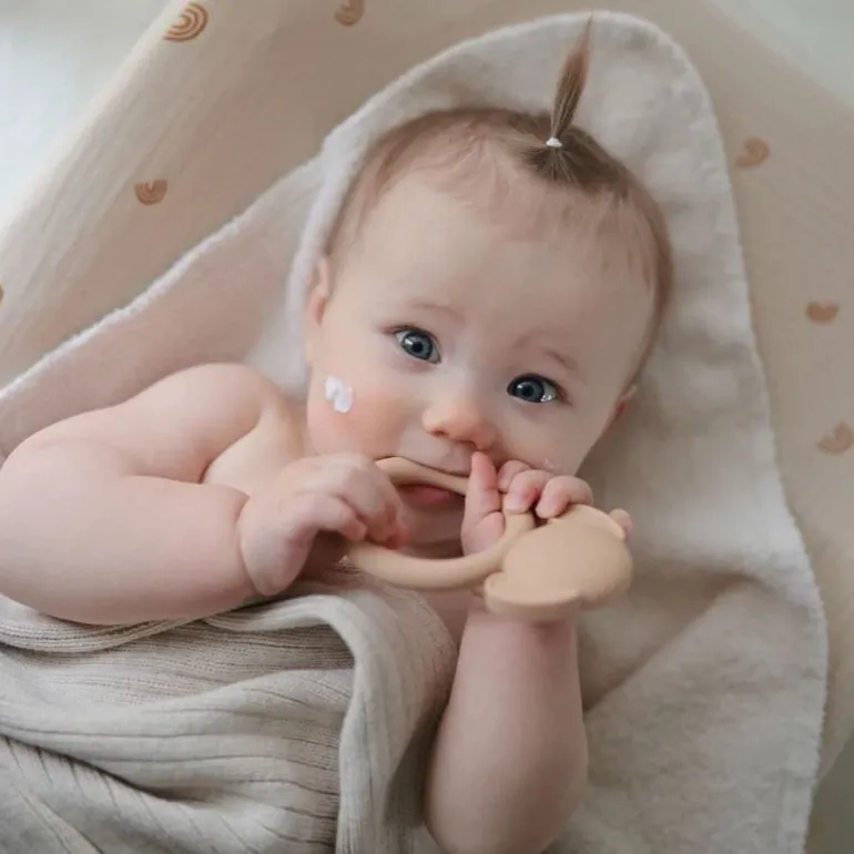 Mushie Dog Teether Ring