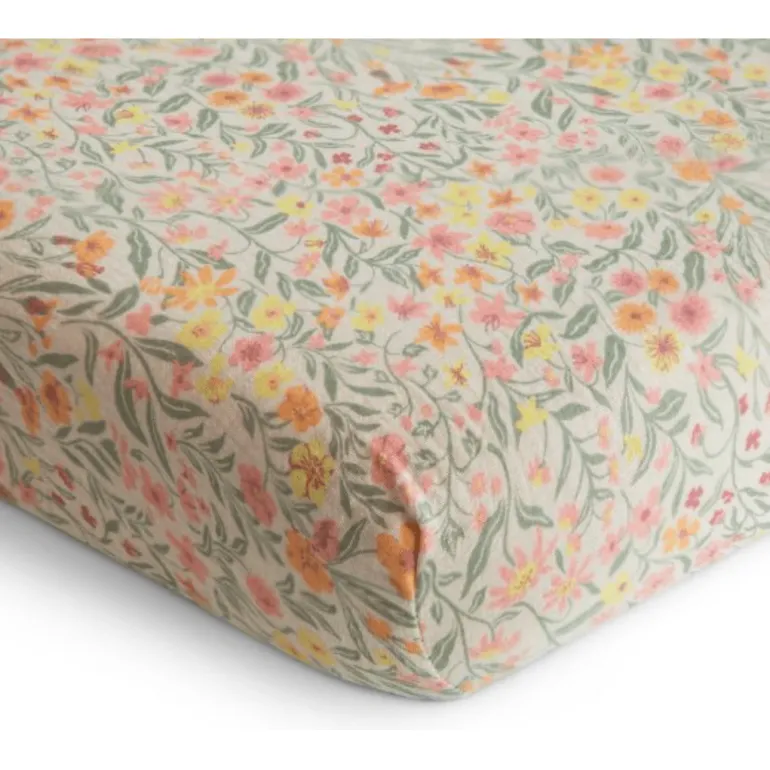 Mushie Extra Soft Muslin Crib Sheet