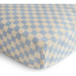 Mushie Extra Soft Muslin Crib Sheet