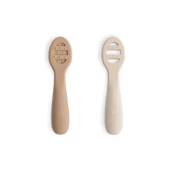 Mushie First Feeding Baby Spoons 2-Pack