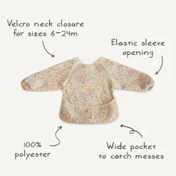 Mushie Long Sleeve Bib