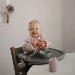 Mushie Long Sleeve Bib
