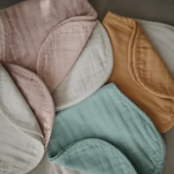 Mushie Muslin Burp Cloths